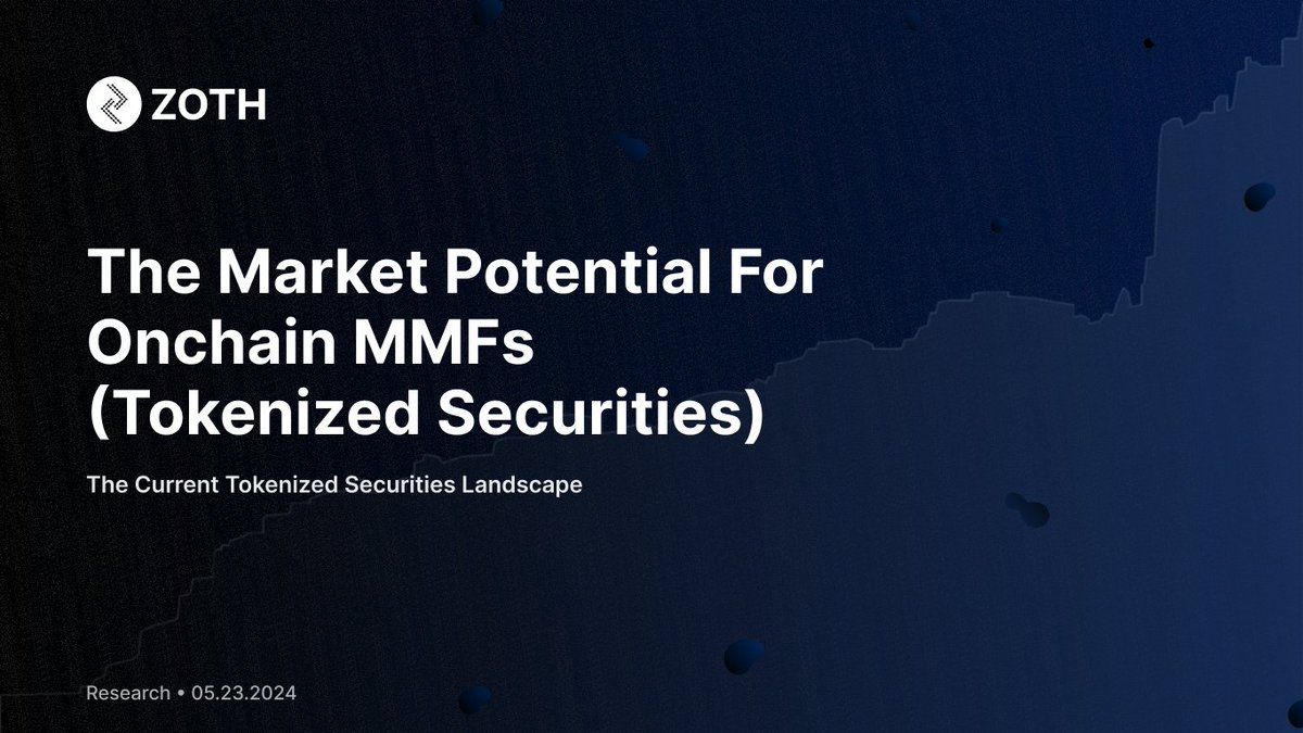 Has the Onchain Money Market Funds (MMFs) / Tokenized Securities moment finally come? 🔮

Since 2018, crypto has been talking about the rise of tokenized government securities. Six years later, we're closer than ever to this reality.

An overview 🧵