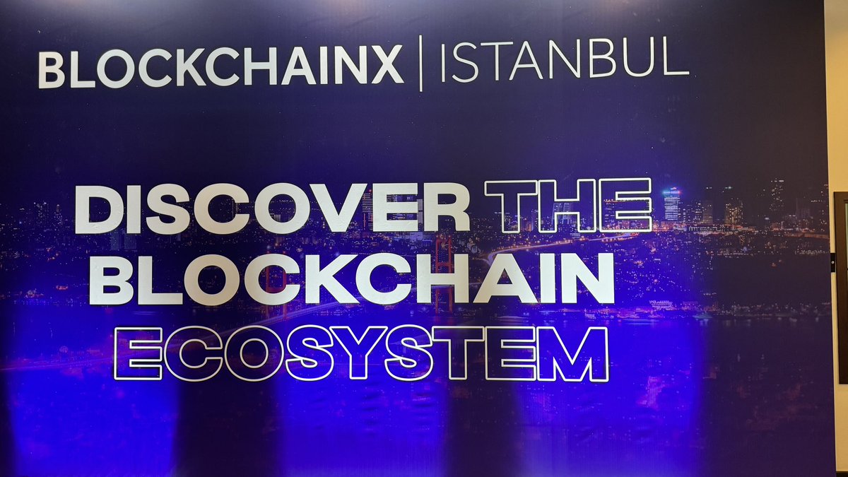 kiriuzx's tweet image. Blockchain in Istanbul 🇹🇷
#blockchainX