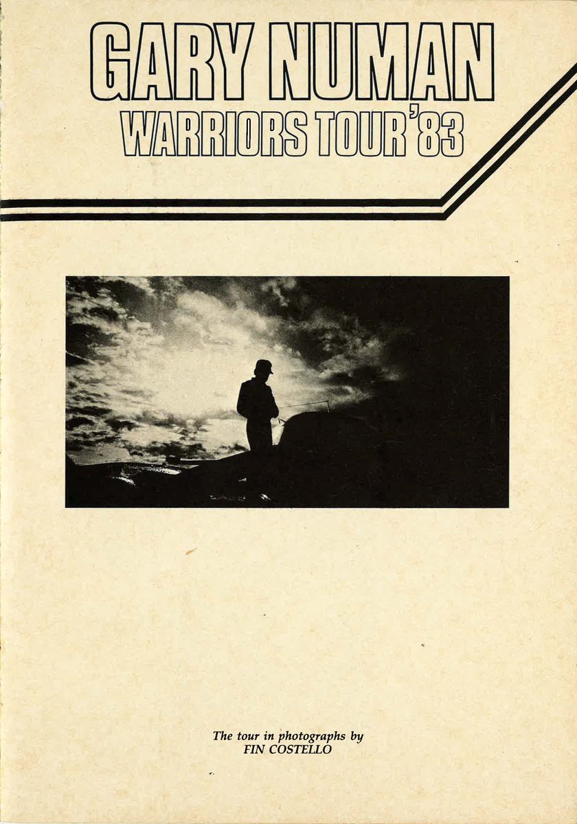 #GaryNuman's Warriors tour was documented by Fin Costello and published as a softcover book.  The scans will be archived as I convert them.
Here are the covers and the title page.