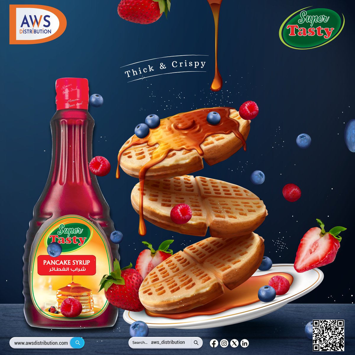 awsdistribution's tweet photo. Elevate Your Breakfast with a Splash of Super Tasty Pancake Syrup!
.
.
.
.
.
#dubai #dubai #dubailifestyle #dxb #dxblife #dxb2024 #uae #uaelife #fmcg #binshabibmall #binshabibgroup #binshabib #awsdistribution #supertasty #supertasty😋 #pancake #pancakesyrup https://t.co/MPXqtA2gFG