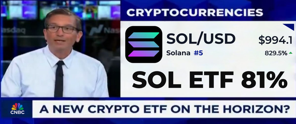 CNBC: $SOL ETF is coming in the 2024 crypto cycle! After such news, the alts on $SOL will soon go parabolic Buying the right tokens = making $100k from $1k Here are 10 bets on $SOL with the highest growth potential🧵👇