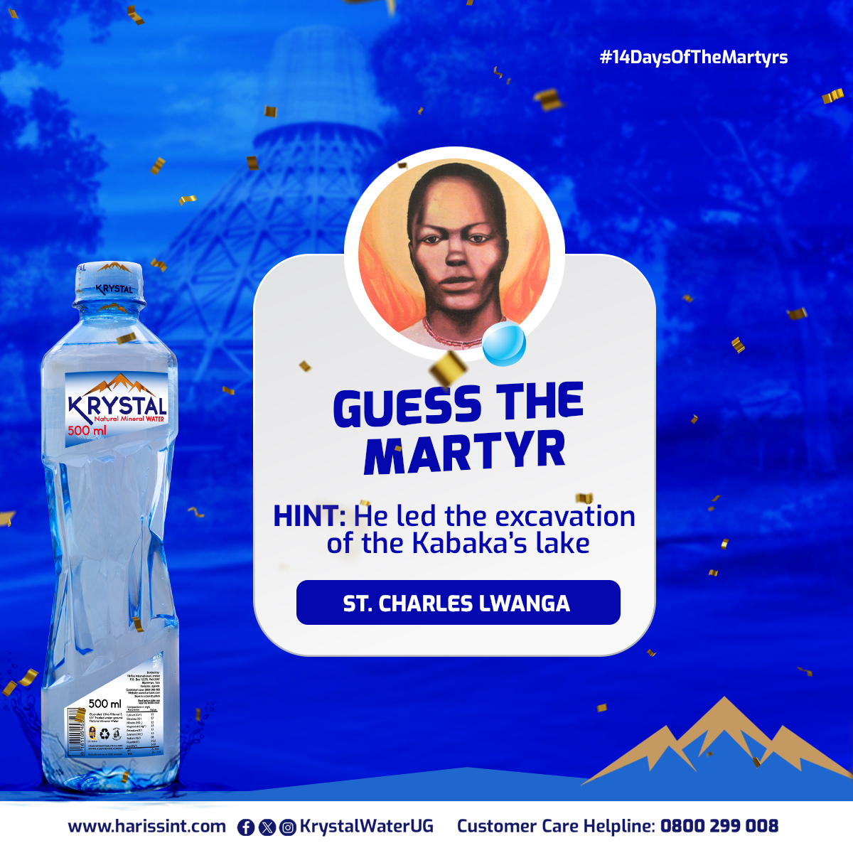 Congratulations, @kamaroma22🎉🎊 You are today's winner of the martyrs' trivia. Don't miss our trivia tomorrow for a chance to be the next lucky winner! #14DaysOfTheMartyrs #UgandaMartyrs