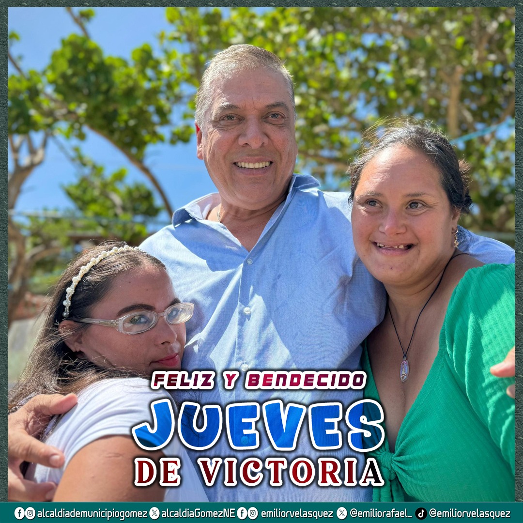 emiliorafael_'s tweet photo. ¡Feliz y bendecido día jueves! 

Vamos mi gente, vamos de frente hacia el futuro, vamos a construir juntos un futuro pleno en igualdad y en amor. 

#CreoEnVenezuela

#GómezCunaDeLaIIIRepública https://t.co/4zzvZUFUyv