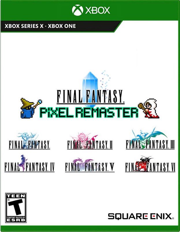 Greetings @SquareEnix.  It would be nice to get the Pixel Remasters on Xbox soon.  Maybe at the @Xbox Showcase next month?  🙂