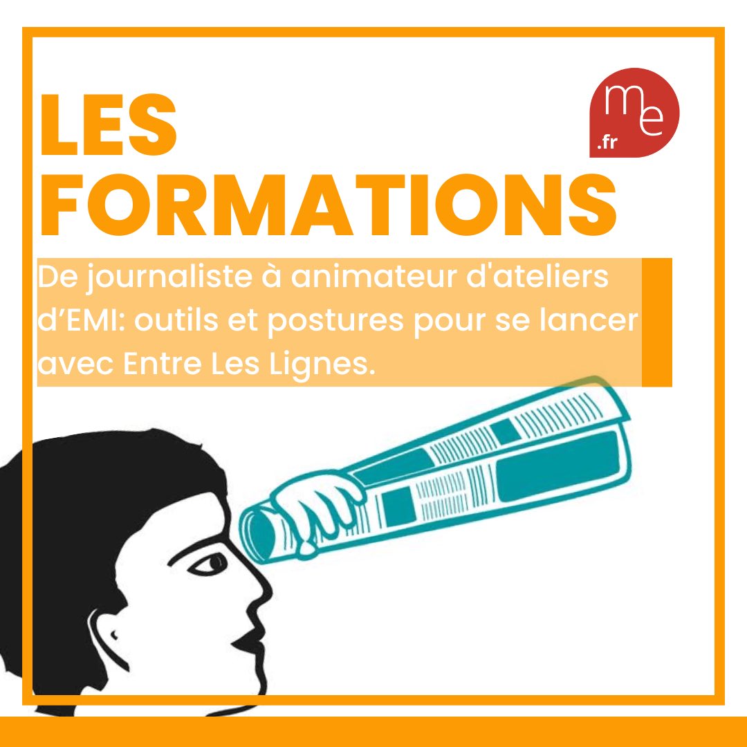 L’association <a href="/Entreleslignes/">Entre les lignes</a> propose une nouvelle formation ‼️
Pour plus d’informations rendez-vous sur mediaeducation.fr 👋