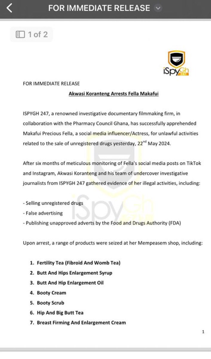 AssertPayless's tweet image. Breaking News Fella Makafui