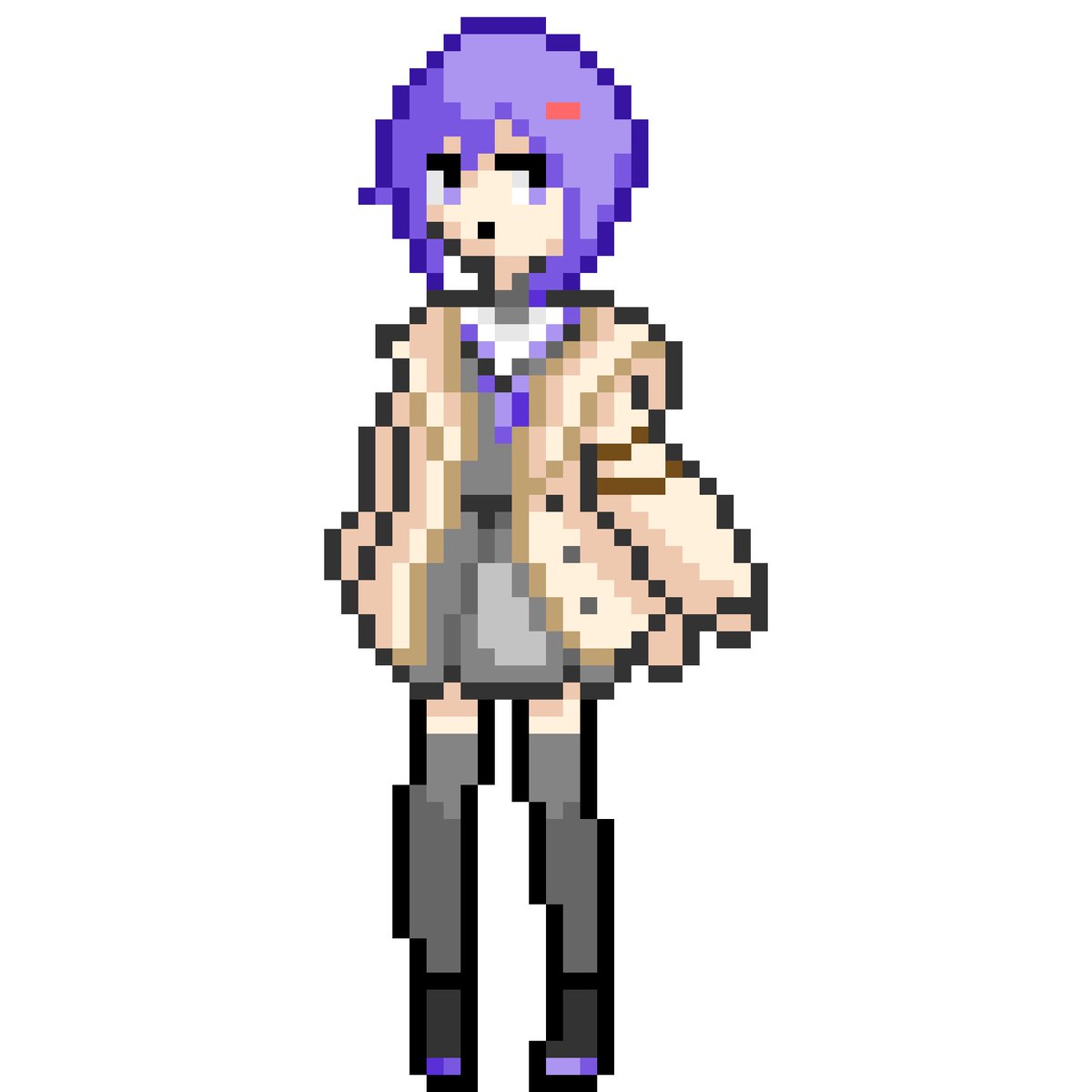 雫ちゃん
クールビューティーだ…
#結月ゆかり　
#dotpict #pixelart