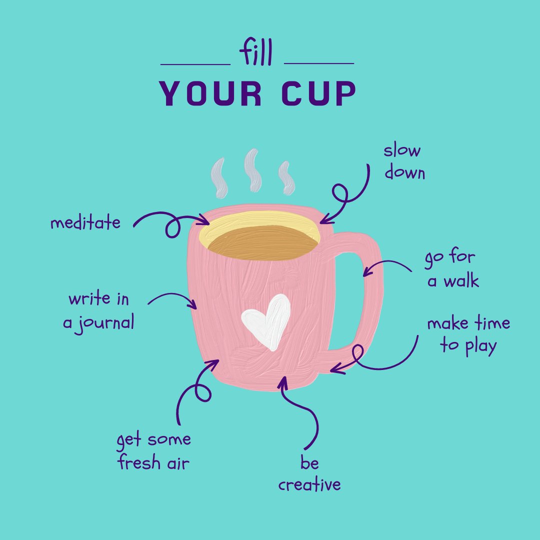Are you looking for ways to fill your cup?! Check out our ideas and also join our FREE WEBINAR 'From Tantrums to Talking' to learn more ways to fill your cup and connect with your child! butterflybeginningscounseling.com/tantrums2talki…