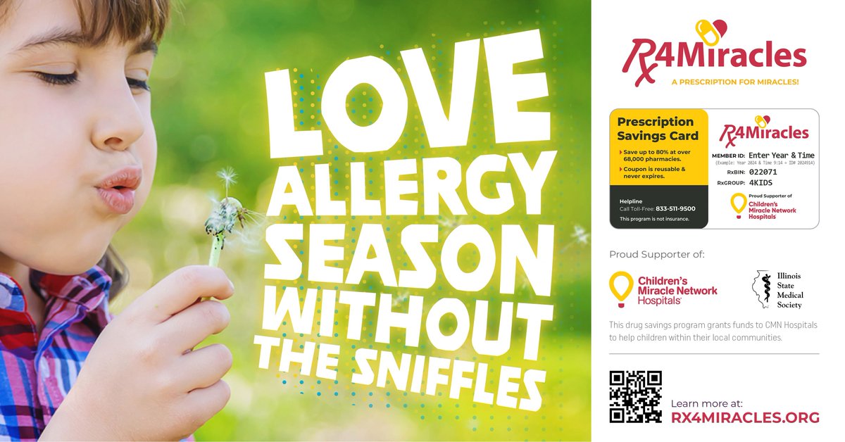 Breathe easy this allergy season with our prescription discount card! Save big on essential medications and enjoy the season without the sniffles. Get your card now and experience relief at a fraction of the cost!