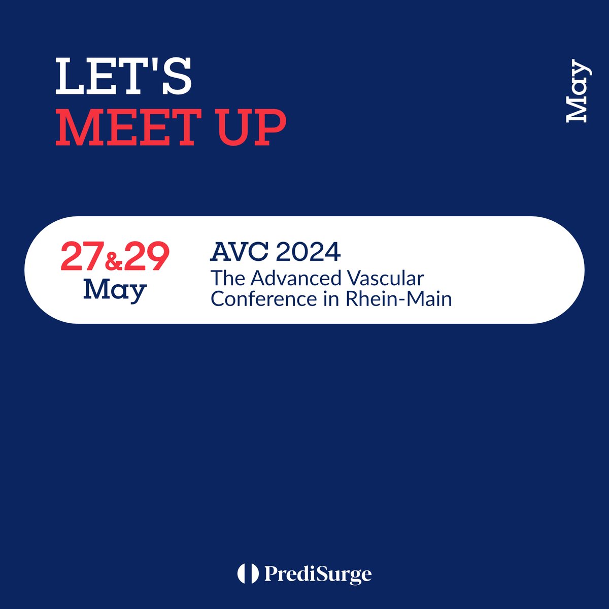 PrediSurge's tweet photo. Join #PrediSurge at the Advanced Vascular Conference Rhein-Main 2024!
Connect with top experts, attend tech workshops, and explore innovative endovascular solutions. We'll be there to share insights and discuss how we're advancing cardiovascular interventions. 🤝 https://t.co/NP7cVEiPJU