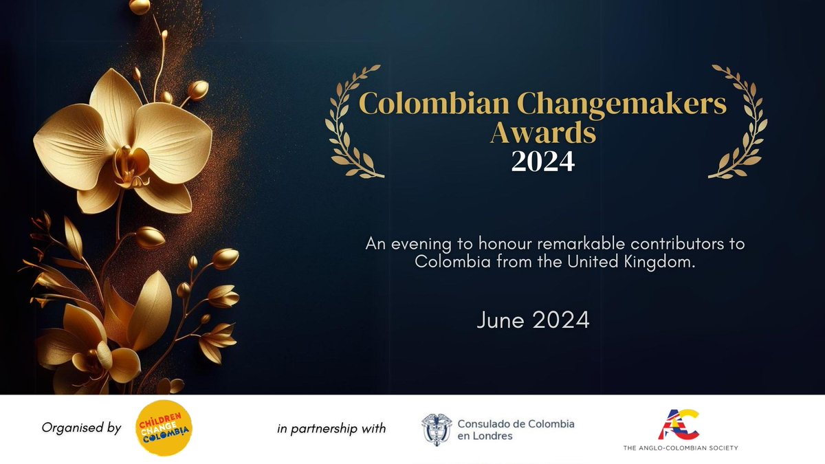 CCC is proud to present our first edition of the Colombian Changemakers Awards. This event is a recognition of what has been accomplished but also an inspiration for what can be achieved when Colombians come together. 
Read more here: childrenchangecolombia.org/event/colombia…