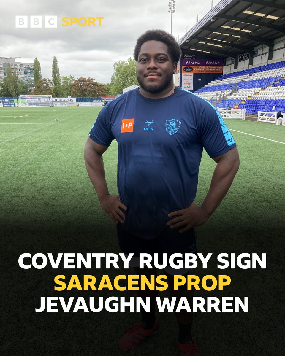 Coventry Rugby continue to add to their squad for next season recruiting 21 year old forward Jevaughn Warren from Saracens.