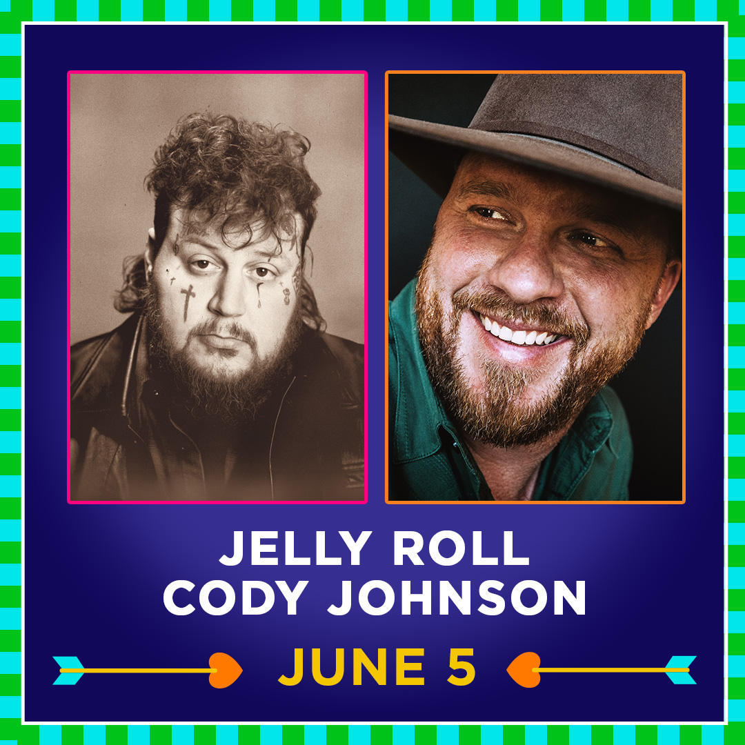 .@Opry is kicking off #CMAfest in a big way, so big they're doing TWO shows each night! 🤠

Tuesday 6/4 - @CarrieUnderwood, @Lauren_Alaina, @KipMooreMusic & more
Wednesday 6/5 - @CodyJohnson, @JellyRoll615, @_AlexandraKay & more

🎟️: opryent.co/4bEAXe4