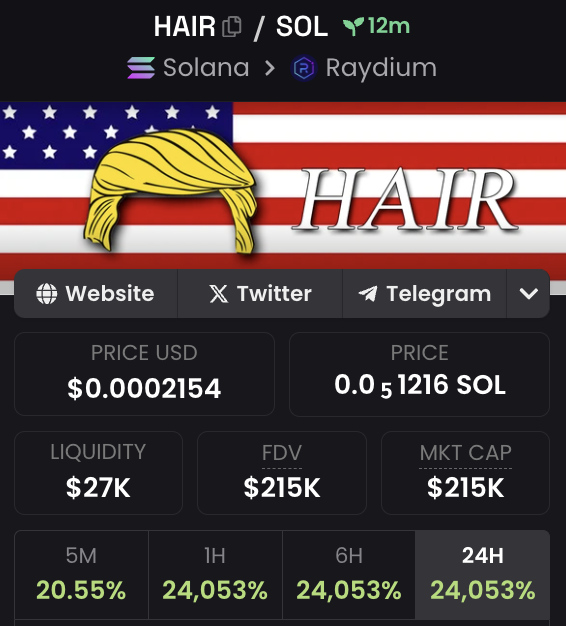 Ginette39575684's tweet photo. @MrZackMorris Yo Zack, $HAIR is life!

Believe in something - $HAIR - Trump’s Hair

Ca: CJGDevajCEtkvpx3RBGhaqXTx6ucUKQNet2eort4h2VA

https://t.co/40KfXzB07o https://t.co/xpmcTAGRF9