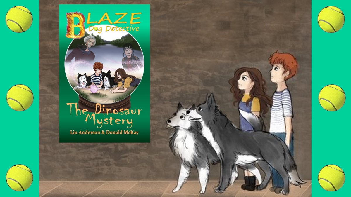 Hurrah !!! Blaze Dog Detective Book Two - THE DINOSAUR MYSTERY - is available to buy on Kindle !!! viewbook.at/DinosaurMystery @Blazespage #Skye #DinosaurMystery #LinAnderson #Mystery #DogDetective #DogsOfTwitter #KU #Kindle #BestSeller