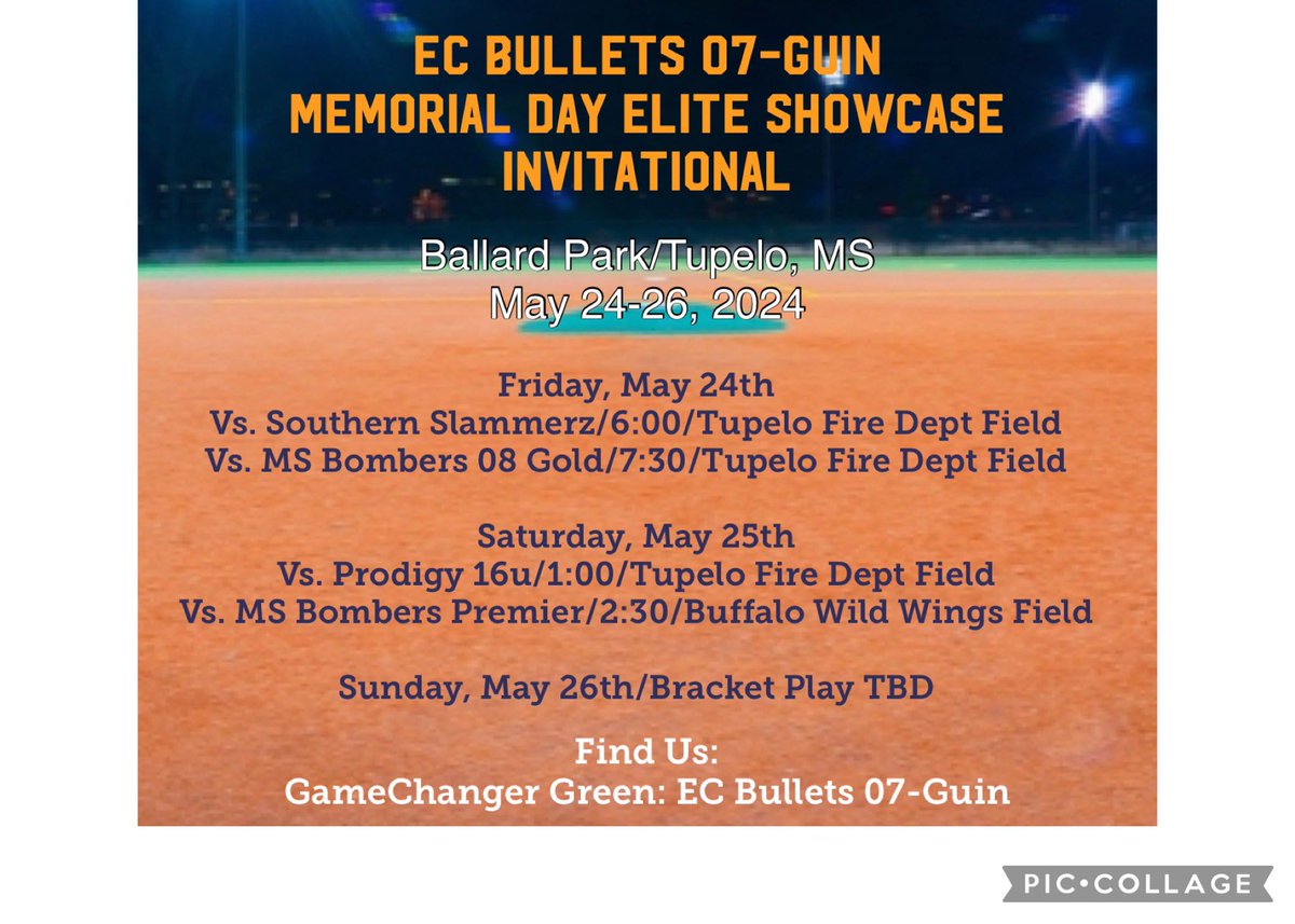 We start the summer season THIS WEEKEND in Tupelo, MS.  Come check us out!