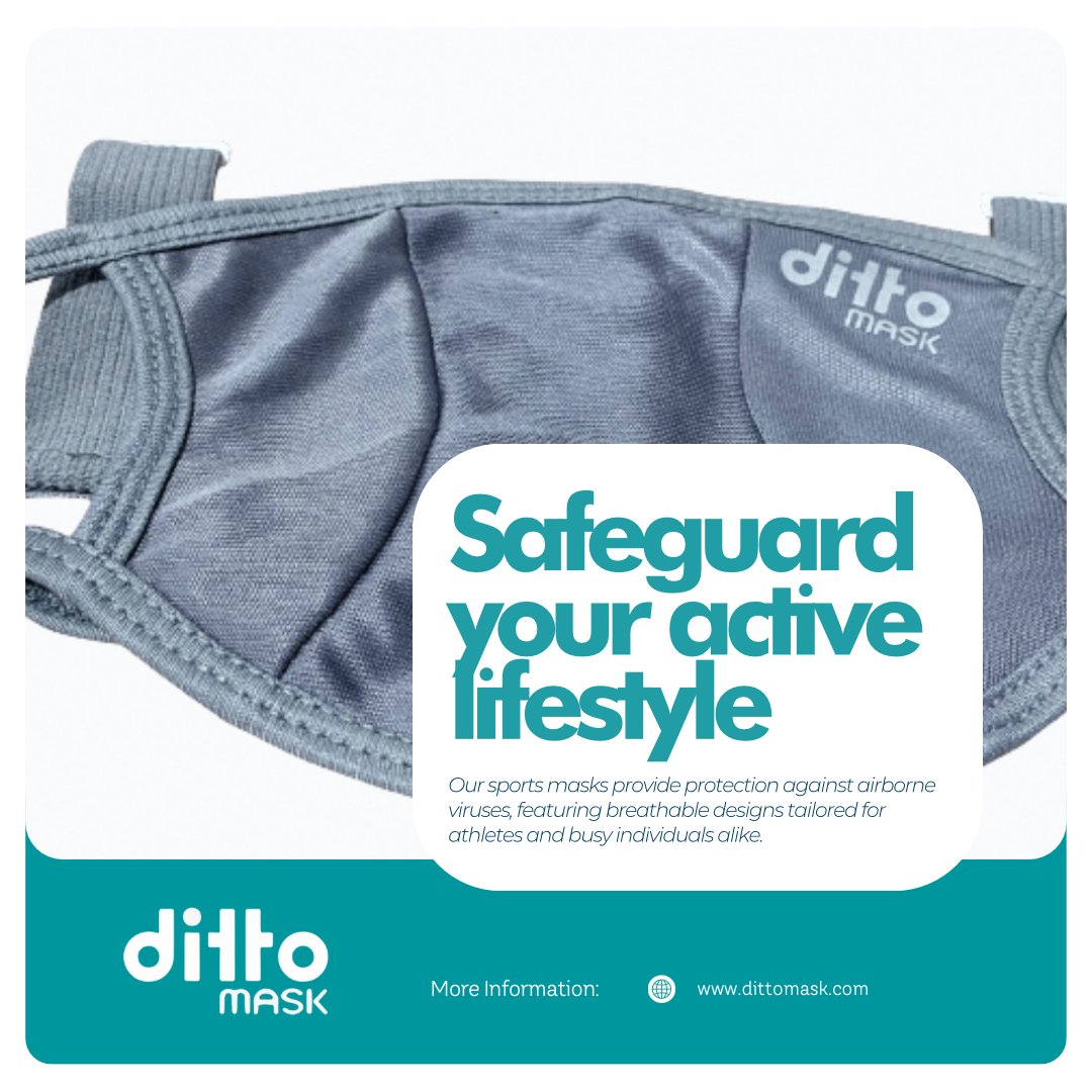 Protect your airway while increasing lung capacity wearing #DittoMask. Our sports masks prevent airborne viruses with breathable, sports-friendly masks designed for athletes &amp; anyone on the go. Stay safe, stay active, anywhere, anytime. #ActiveLife
bit.ly/3yrTVGp 
$ATVK