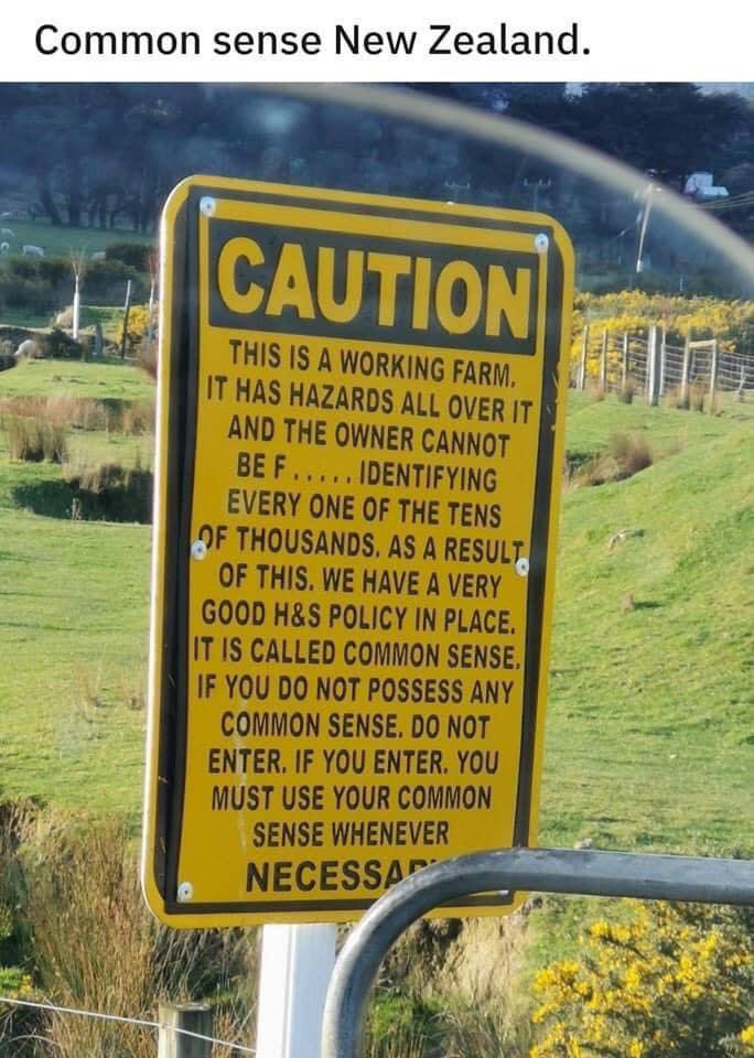 Need some of these signs in the UK! 👏 😂