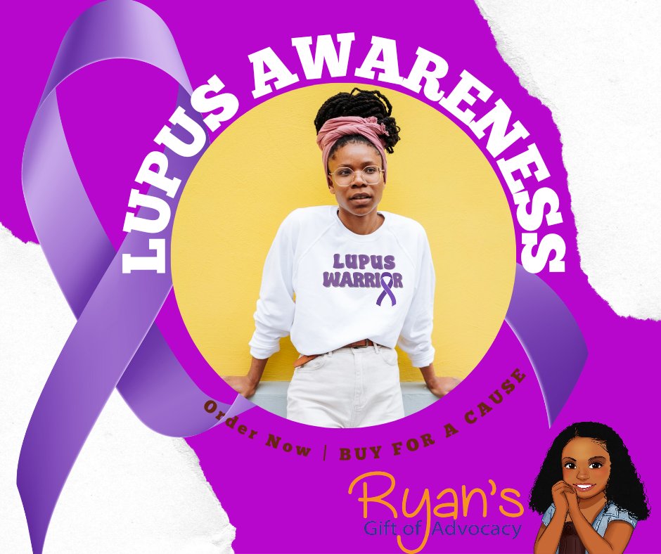 Show your support with style! 💜 Check out our Lupus Awareness shirts at ryanmarketplace.etsy.com 
#LupusAwareness #SupportAndStrength

Donate today: 
404-757-9766 | info@ryansgifts.com | rb.gy/bh2q06

Follow us on:
Instagram: ryans_gifts
Twitter: @Ryans_Gifts