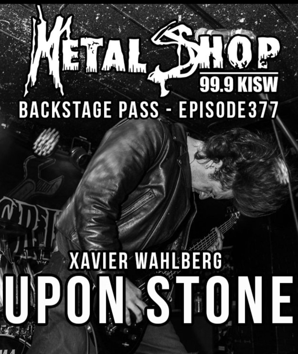 Here's my interview with Xavier from UPON STONE for <a href="/MetalShopKISW/">Metal Shop</a> <a href="/UponStone/">Upon Stone</a> 
👉open.spotify.com/episode/6bdR1g…