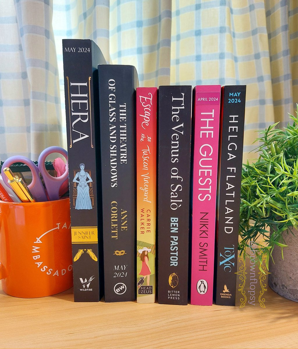 Happy publication day to this bevy of beauties! #Hera @jennysaint #TheTheatreOfGlassAndShadows @ConsummateChaos #EscapeToTheTuscanVineyard @carriewauthor #TheVenusOfSalo by Ben Pastor #TheGuests @Mrssmithmunday #Toxic @HelgaFlatland trns Matt Bagguley Something here for everyone!