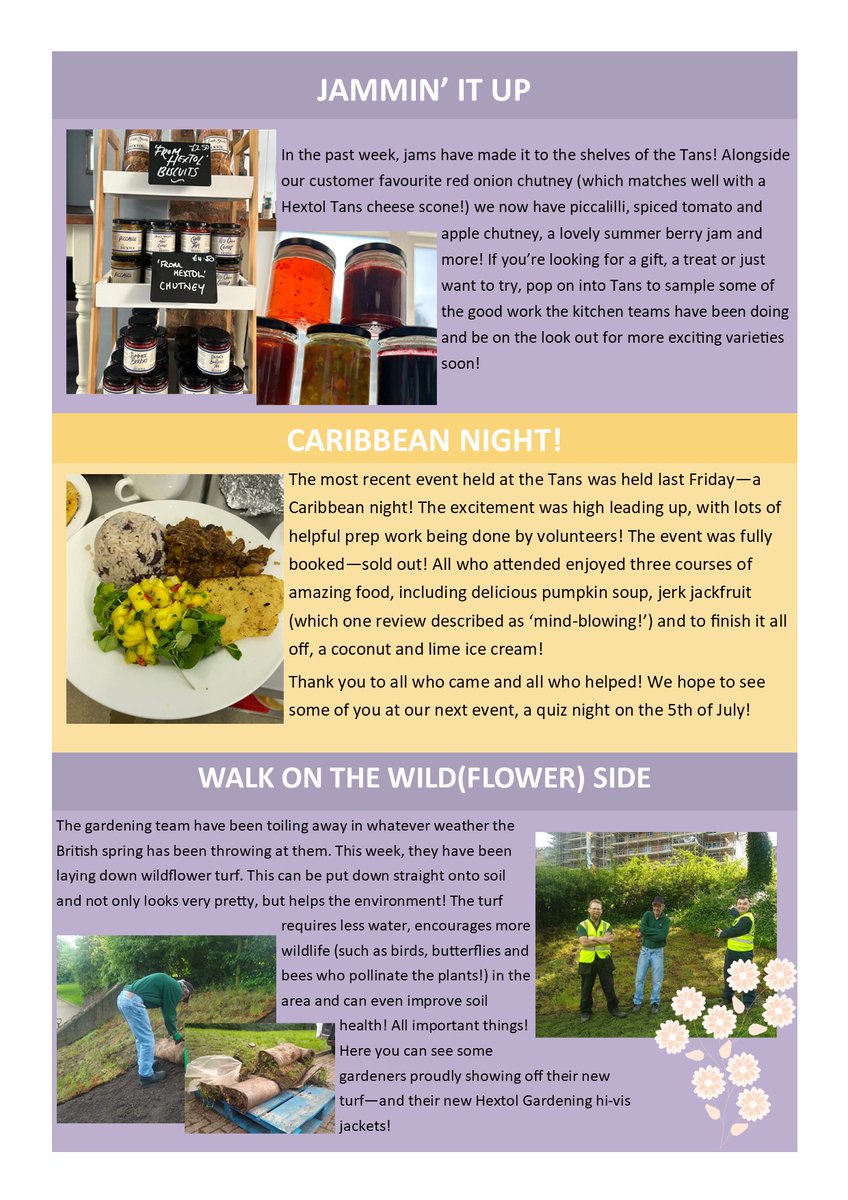 Hello to all, hope we're all enjoying the... summery weather....! To take your mind off the downpour, here's our latest edition of Hextol Happenings to read! Enjoy, and enjoy the bank holiday weekend!