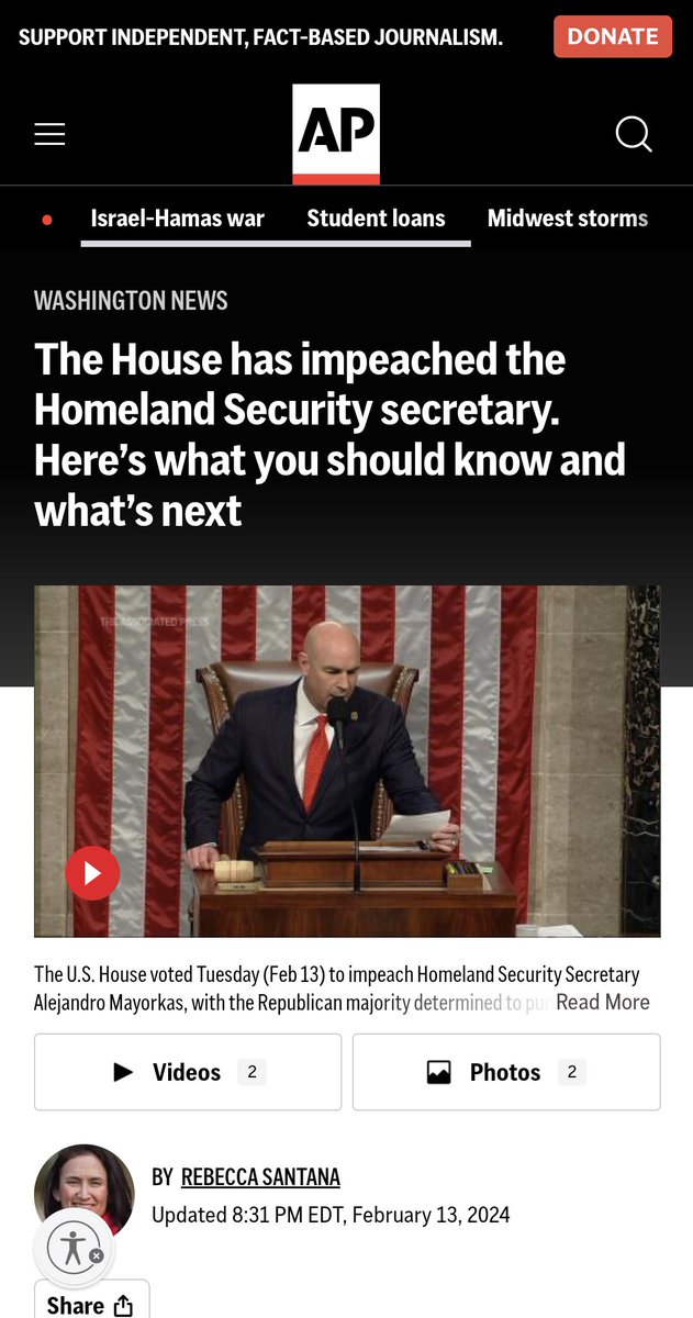 Hey Chuckles, Mayorkas told us for THREE YEARS the Border was Secure.  The House passed a Border Bill Last Year.  You refused to hold a vote on the bill in the Senate, so Mayorkas was IMPEACHED.  You again refuse to do your job and hold the trial!
#DemocratsAreNazis