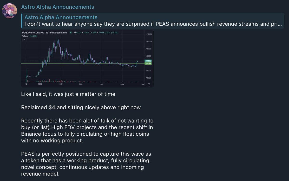 Completely agree with @AstrologyCrypto on $Peas. Waiting for your threads soon 👀 It's great timing to cover one of the promising #DeFi, which will rule the whole ecosystem in the coming season.