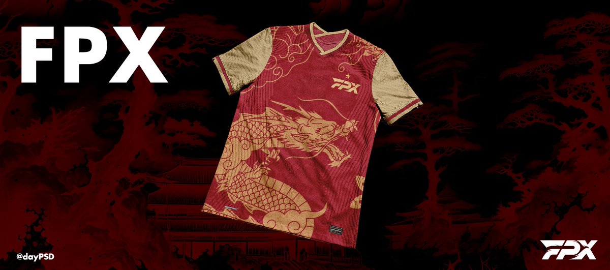 DayPSD's tweet photo. FPX Jersey Concepts!! https://t.co/aswiNVtXF7
