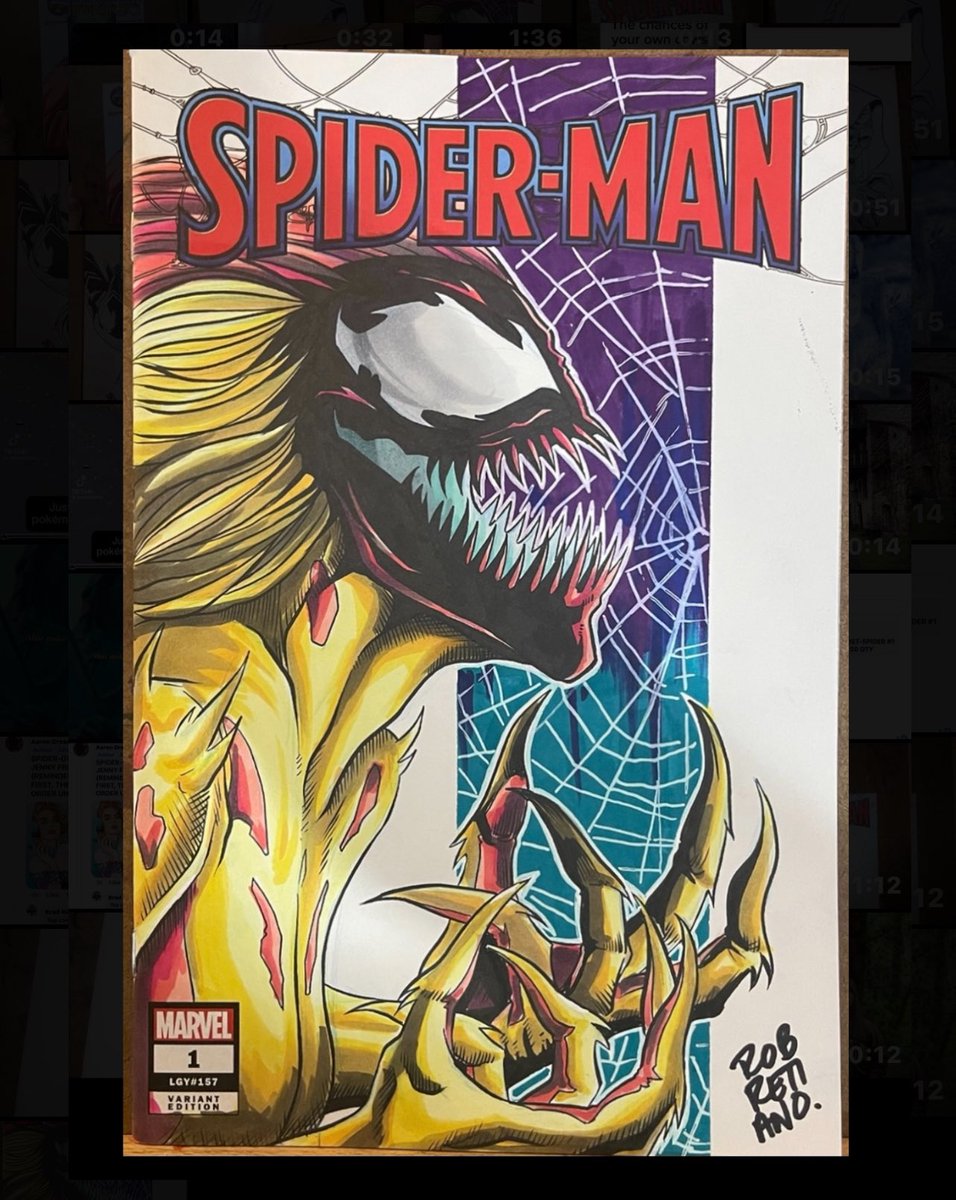 Recently finished Scream sketch cover

Available if interested

#scream #venom #carnage #spiderman #marvel #comics #symbiote #artwork #sketchcover
