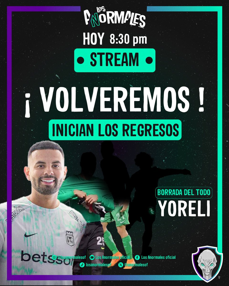 anormalesof's tweet photo. En el #Streamanormal de hoy, en una nueva entrega de temporada de humo: nuevo fichaje (nos llamaron vendehumos🤪) otros se encaminan y.... Selección Colombia femenina, Yoreli Rincón debe volver!😶🌫️🤬
20:30 h Col - Youtube Los Anormales Oficial https://t.co/oY161Thqu1