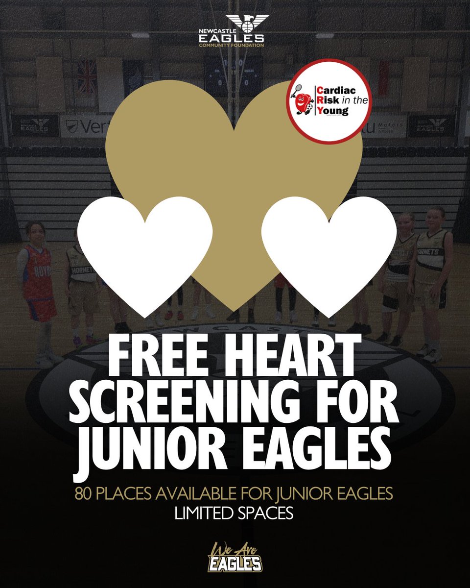 Eagles Community Foundation (@eaglesfdn) on Twitter photo โค๏ธ ๐๐ฅ๐๐ ๐๐๐๐ฅ๐ง ๐ฆ๐๐ฅ๐๐๐ก๐๐ก๐ ๐๐ฉ๐๐๐๐๐๐๐ ๐๐ข๐ฅ ๐๐จ๐ก๐๐ข๐ฅ ๐๐๐๐๐๐ฆ
โ๏ธ All junior club players should have received an email with an invite to funded heart screening along with instructions on how to register
#WeAreEagles #BritishBasketball โค๏ธ ๐๐ฅ๐๐ ๐๐๐๐ฅ๐ง ๐ฆ๐๐ฅ๐๐๐ก๐๐ก๐ ๐๐ฉ๐๐๐๐๐๐๐ ๐๐ข๐ฅ ๐๐จ๐ก๐๐ข๐ฅ ๐๐๐๐๐๐ฆ
โ๏ธ All junior club players should have received an email with an invite to funded heart screening along with instructions on how to register
#WeAreEagles #BritishBasketball