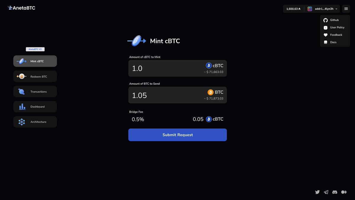 anetaBTC's tweet photo. V2 testnet loading… 👀 https://t.co/d93byPKqP3