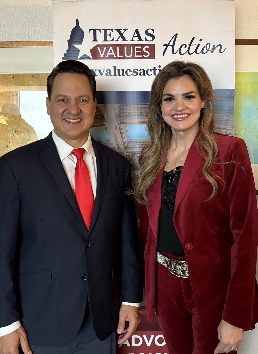 Thank you @AbbyJohnson for stopping by our @txvalues breakfast at the @TexasGOP convention in San Antonio! God be with you in the Vice-Chair race!