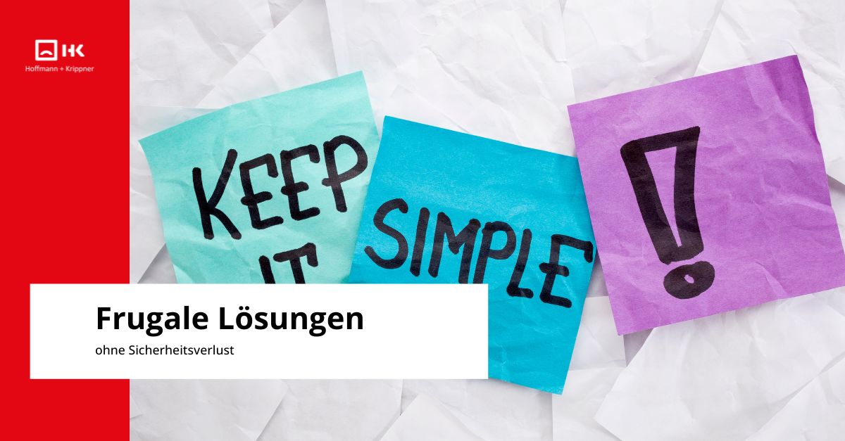 Frugale Lösungen ohne Sicherheitsverlust
Geht das?

Hier geht's zum Artikel: go.hk.systems/newsroom/fruga…

#frugal #frugaleinnovation #hmi