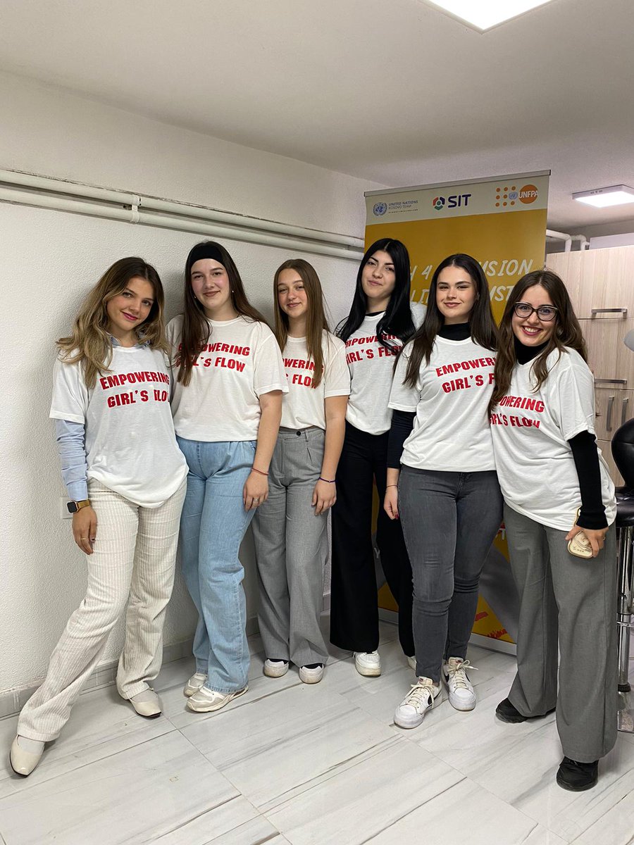 Our Young Peace Ambassadors in North Mitrovica launched a community initiative to empower young Serb girls in Kosovo. It addresses early marriages, GBV, and women's underrepresentation in leadership. These leaders are championing GE and amplifying girls' voices!
<a href="/UnfpaKosovo/">UNFPA in Kosovo</a>
