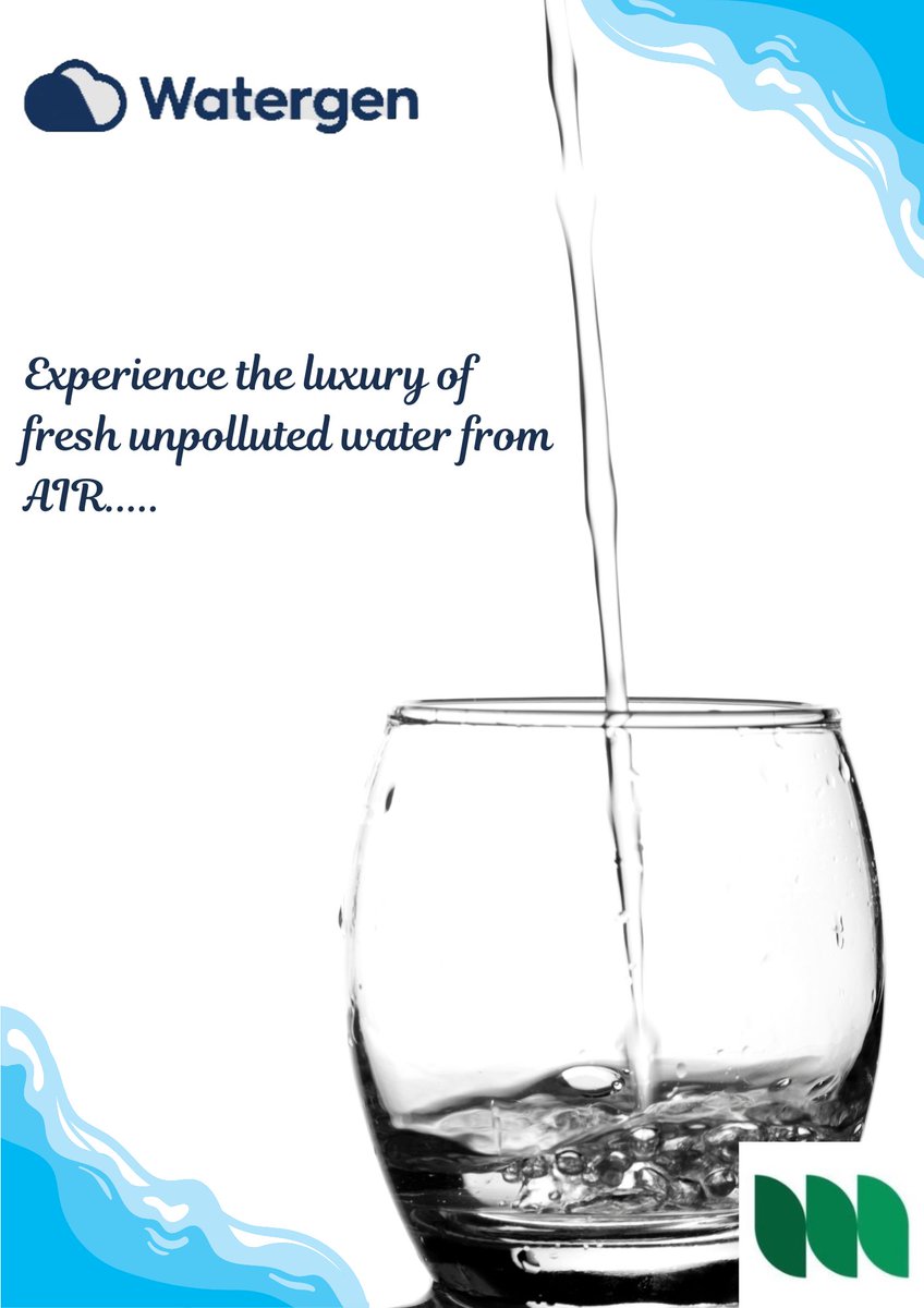 <a href="/Macifgroup/">Macif Group</a>, official distributors of Watergen technology in Nigeria, eliminating water scarcity even across West Africa.

Get your unit and experience luxury.

#innovation #technology #sustainability #energy #water #watergen

Powered by : <a href="/TheWatergennig/">The Watergen Nigeria</a>