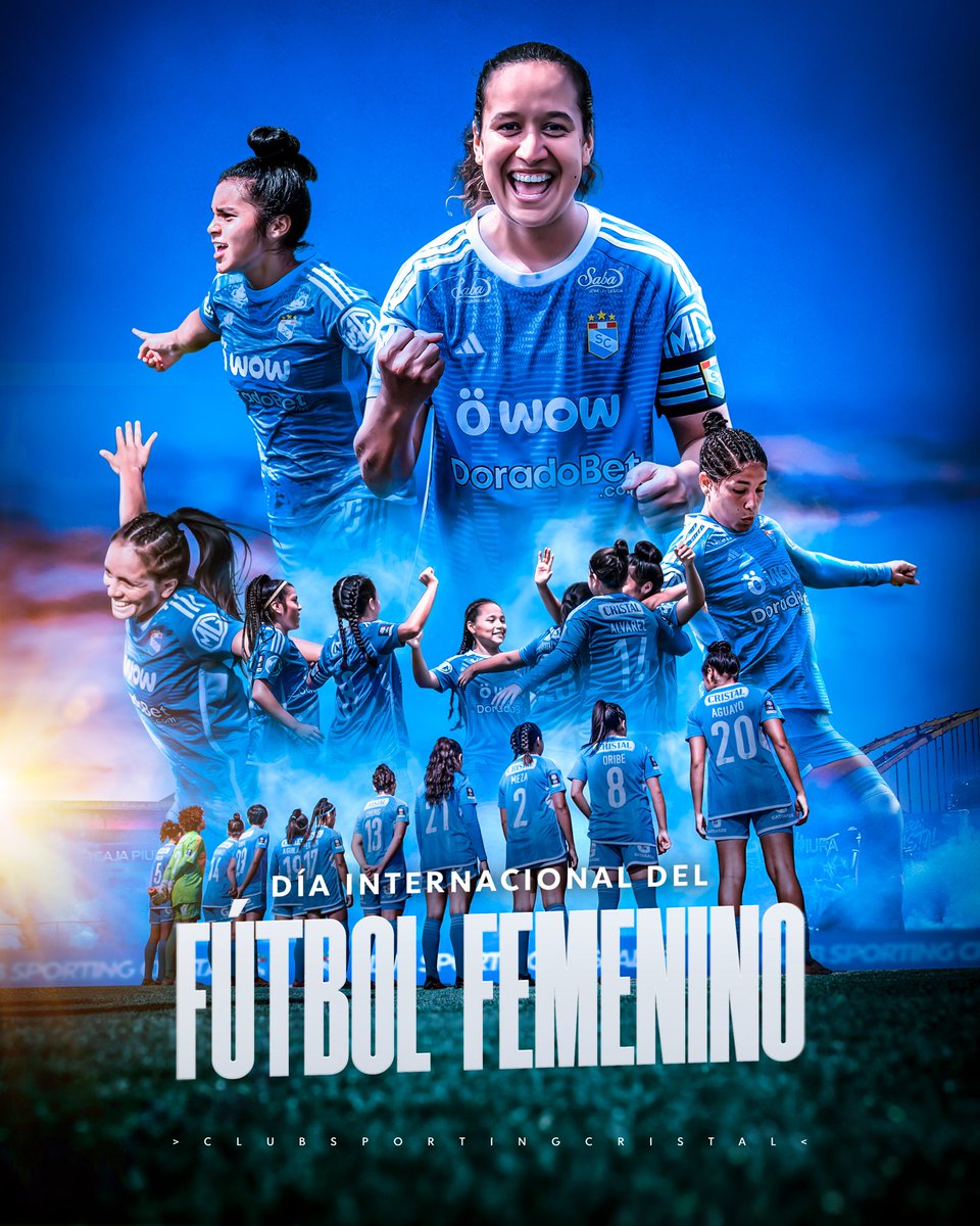 ¡Feliz Día Internacional del Fútbol Femenino! Gracias a todas las mujeres que han hecho historia en el fútbol y a las que siguen luchando por la igualdad. ⚽️🩵

¡Sigamos apoyando su camino! 💪

#FuerzaCristal