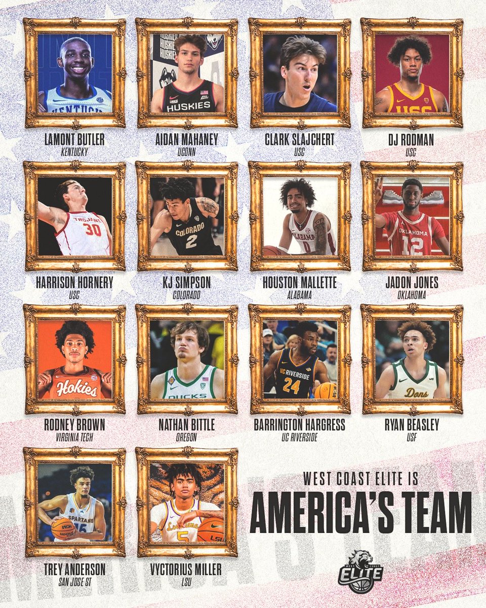We are projected to have starting guard at U Conn, Kentucky, Alabama, USC, Oklahoma, Virginia Tech and San Francisco this year. Americas program West Coast Elite Under Armour poised to continue to have tremendous impact on college basketball. Grateful for our alumni and support.