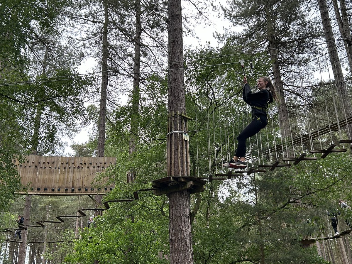 WingfieldAcadPE's tweet image. A fantastic first day at Sherwood Pines GoApe today with some of our y9 students! We are looking forward to the same again tomorrow!