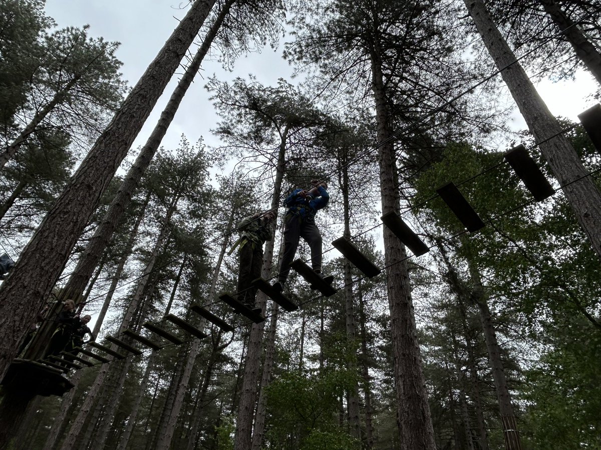 WingfieldAcadPE's tweet image. A fantastic first day at Sherwood Pines GoApe today with some of our y9 students! We are looking forward to the same again tomorrow!