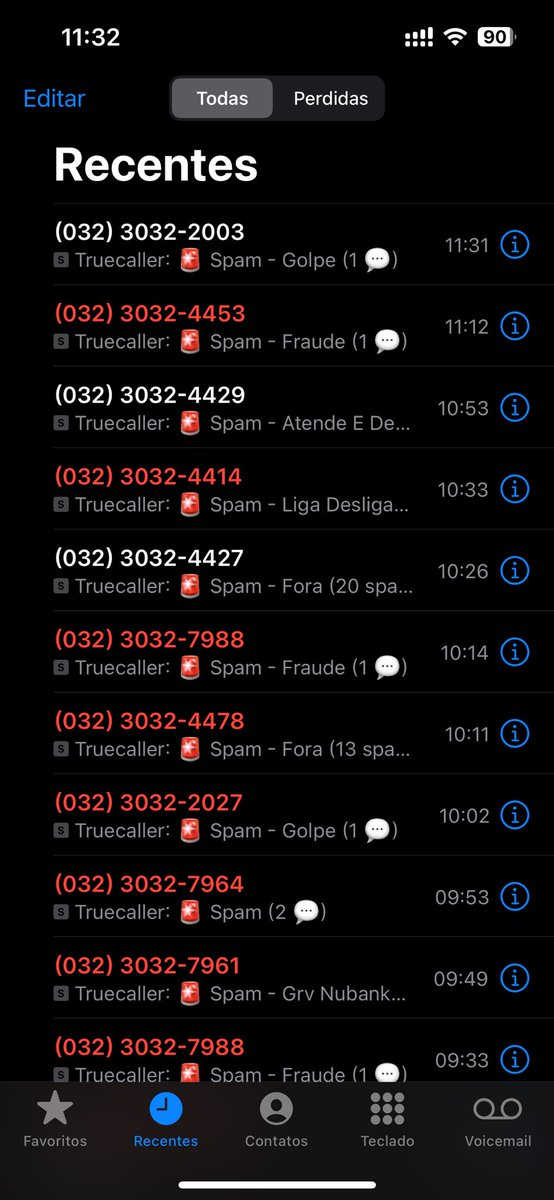 danielsob's tweet photo. @TIMBrasil tenho recebido ligações demais para oferta da Tim ultra fibra. Estão descumprindo a lei, não solicitei esse contato, não usam o número iniciado em 0303 e persistem mesmo eu informando desinteresse. @AnatelGovBR peço averiguar e punir a empresa. Print das últimas horas. https://t.co/83CwbCrk8P