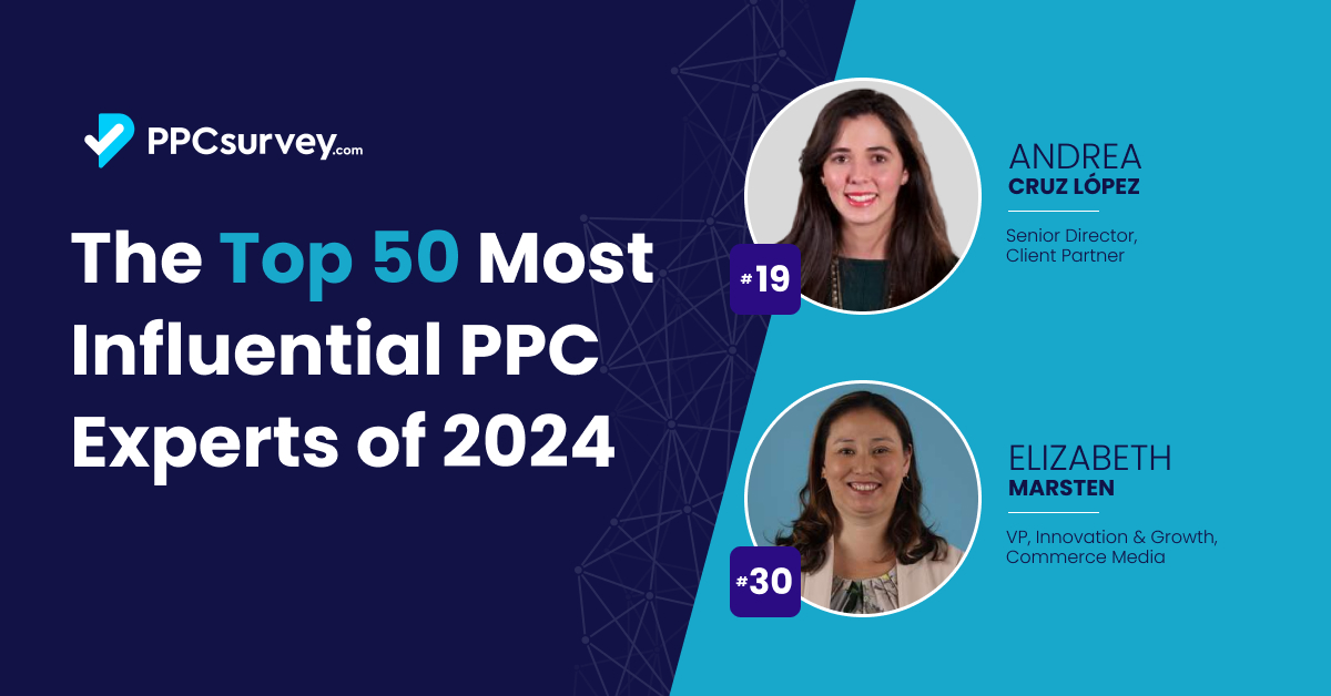 Tinuiti (@tinuiti) on Twitter photo 🎉Huge shout-out to Tinuiti's <a href="/andreacruz92/">Andrea Cruz</a> and <a href="/ebkendo/">Elizabeth Marsten</a> for making PPCSurvey's list of "The Top 50 Most Influential PPC Experts of 2024" due to their incredible subject matter expertise and presence in the industry. 🏆 💪 See the full list here: ppcsurvey.com/top-50-most-in… 🎉Huge shout-out to Tinuiti's <a href="/andreacruz92/">Andrea Cruz</a> and <a href="/ebkendo/">Elizabeth Marsten</a> for making PPCSurvey's list of "The Top 50 Most Influential PPC Experts of 2024" due to their incredible subject matter expertise and presence in the industry. 🏆 💪 See the full list here: ppcsurvey.com/top-50-most-in…