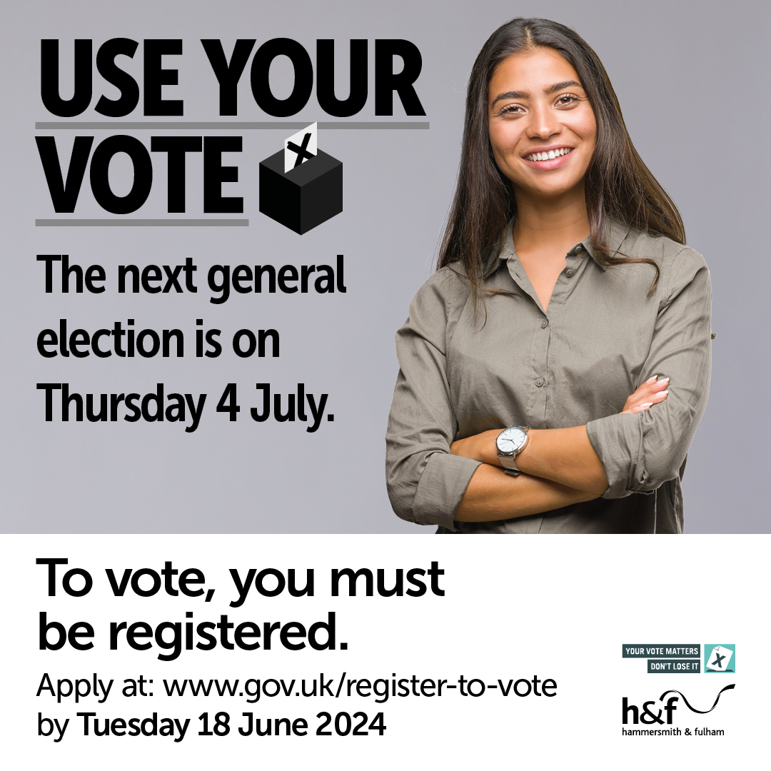 👉 Are you registered to vote? 👉 Registering is very quick and easy. 👉 The deadline to register to vote in July’s general election is Tuesday 18 June. 👉 Register here: gov.uk/register-to-vo…