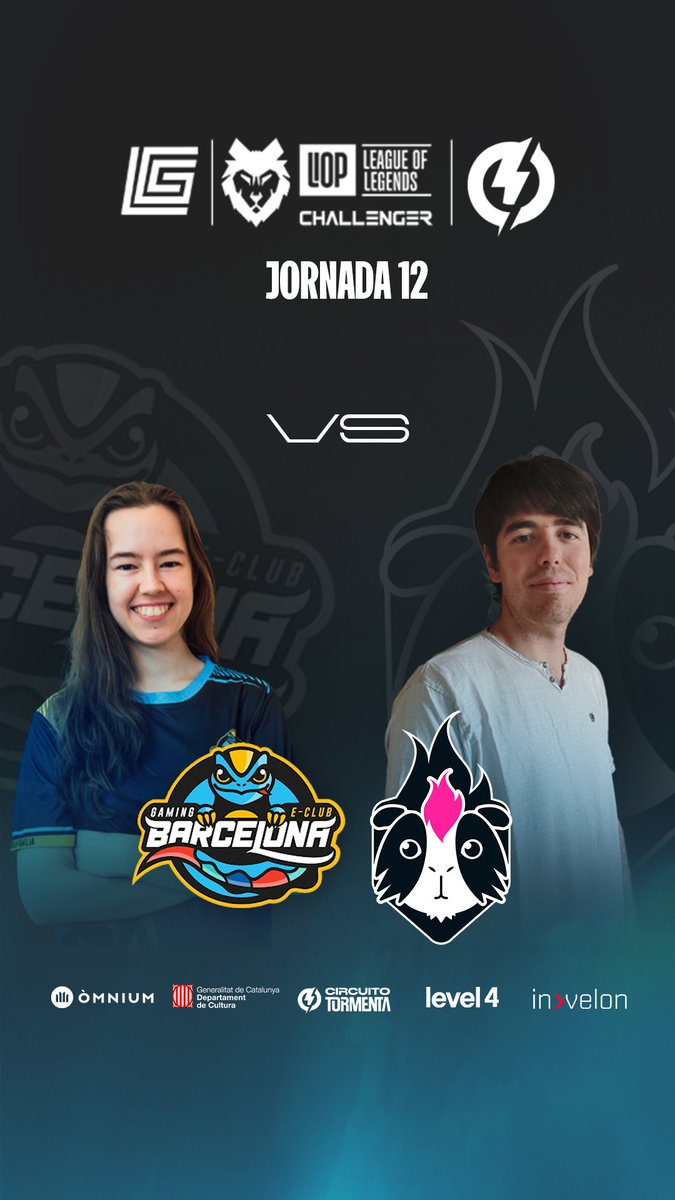 4⃣ Partit

Gaming Barcelona <a href="/GamingBarxelona/">Gaming Barcelona eSports Club</a> (GBCN)

⚒️ @tokavicLoL
🎍 <a href="/albertomd__/">Bubapu</a>
🎩 <a href="/RaaulF17/">Raúl</a>
🏹 <a href="/Radar___jr/">Radar_jr🐝</a>
🛡️ <a href="/abejabeemo/">La Abeja Beemo</a>

Coach:
🧠 @sheremoonn
🧠 <a href="/PeibalGames/">PeibalGames</a>

Analista:
🧠 <a href="/javimonu/">Monu 📊</a>

Mànager:
💼 <a href="/Tricieta1/">🖤Tricieta🖤</a>
💼 <a href="/Kavic_gg/">Kavic</a>
💼 <a href="/itsReinadeCopas/">Val (яειηα ∂ε cσραs)</a> 

🆚

Guinea Pink <a href="/GuineaPinkClub/">Guinea Pink 🏳️‍🌈</a>