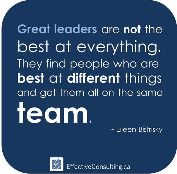 Do you have diversity of strengths, knowledge and skills in your team?