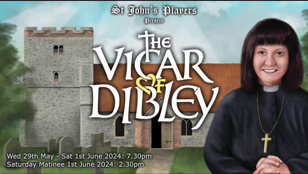 SJPFulbourn's tweet photo. It's next week and tickets are selling very well! Come and join us! https://t.co/4k5RSoA1Wp  #Fulbourn #Cambridgeamdram #Amateurtheatre #VicarofDibley https://t.co/52o5MYfx8j