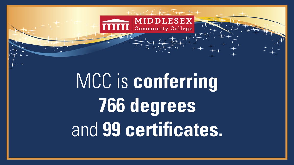 middlesex_cc's tweet image. MCC is conferring 766 degrees &amp;amp; 99 certificates. #MCCgrad #MCCpath