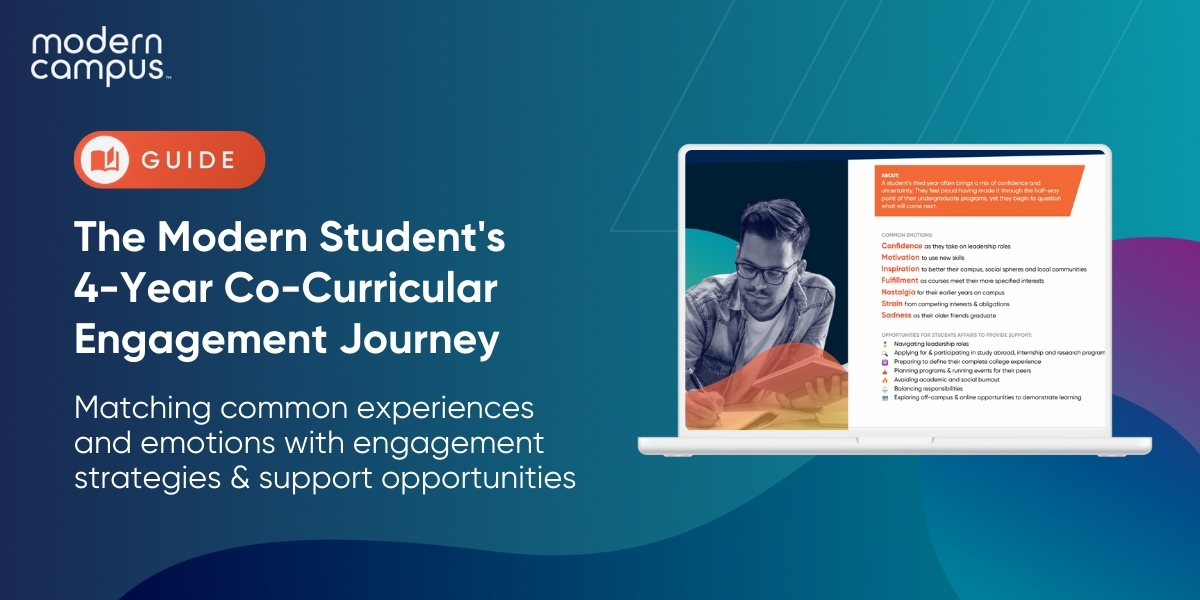 From Freshman Folly to Senior Segue, understanding the emotions students experience each year can help you smartly tailor your engagement plans. We've broken it all down — ready for you when planning your next initiative. resources.moderncampus.com/media/the-mode…