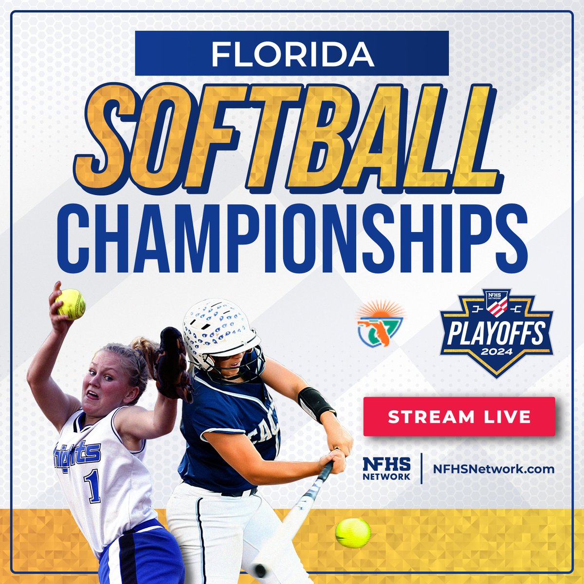 @FHSAA Can't make it out in person? Stream the FHSAA Softball Semifinals & Championships live on the #NFHSNetwork! 🥎 Catch the action live through the OFFICIAL link: bit.ly/47hiMsL 🏆